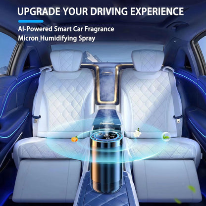 Elevate Automotive car aromatherapy diffuser with LED star projection and USB power, enhancing luxury vehicle interiors.