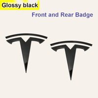 Glossy black-2pcs