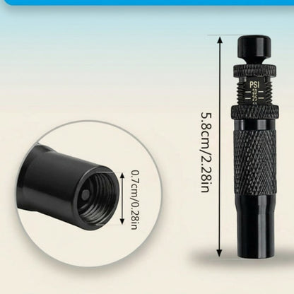 Elevate Automotive black automatic tire deflator with adjustable PSI settings for off-road use.